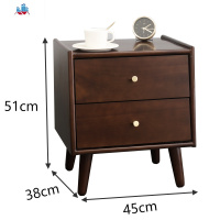 实木床头柜简约现代简易卧室储物北欧ins置物架迷你小型柜子整装 泰空仓