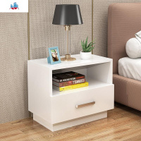 风格家居后现代枕头柜床头柜小屋加宽蓝色白色结婚矮柜 泰空仓