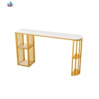 北欧家用客厅大理石酒柜隔断吧台桌现代简约创意靠墙高脚桌椅组合 泰空仓酒柜家具