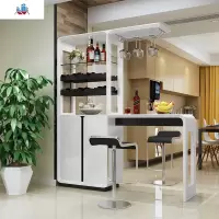 小吧台桌家用酒柜 现代简约吧台隔断柜酒吧柜子客厅餐厅玄关柜 泰空仓酒柜家具