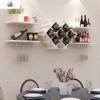 现代简约餐厅悬挂式酒架酒柜客厅墙上装饰隔板置物架创意壁挂酒架 泰空仓酒柜家具