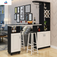 简约现代欧式家用吧台桌 酒柜 玄关隔断间厅柜靠墙 旋转小吧台 泰空仓酒柜家具