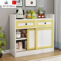 餐边柜厨房橱柜推拉现代简约实木收纳柜储物柜子碗柜酒柜茶水柜 泰空仓酒柜家具