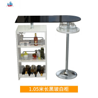现代简约客厅靠墙移动吧台桌家用创意旋转小酒柜隔断玄关间厅柜 泰空仓酒柜家具