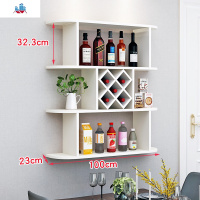 酒架酒柜客厅墙上装饰红酒隔板置物架创意壁挂现代简约餐厅悬挂式 泰空仓酒柜家具