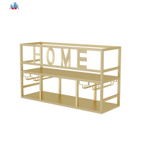 现代简约创意红酒架家用餐厅置物架壁挂北欧酒餐桌墙上挂式酒柜 泰空仓酒柜家具