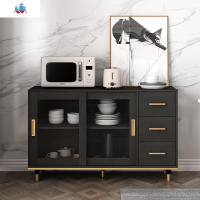 北欧简约轻奢餐边柜餐厅碗橱现代储物柜多功能酒柜茶水柜 泰空仓酒柜家具