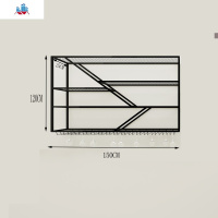 壁挂式酒架铁艺复古酒柜靠墙简约创意墙上装饰餐厅吧台发光置物架 泰空仓酒柜家具