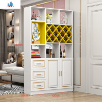 酒柜现代简约客厅隔断柜厅柜双面屏风装饰柜入户玄关柜鞋柜一体 泰空仓酒柜家具