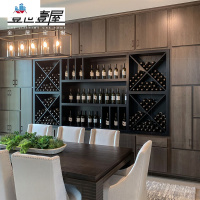 一屋整体全屋酒窖酒柜定制别墅轻奢酒柜酒架一体组合储物柜定做 泰空仓酒柜家具