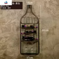 复古工业风酒吧装饰铁艺红酒架创意酒柜酒杯架倒挂客餐厅墙面壁挂 泰空仓酒柜家具
