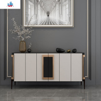 新中式实木玄关柜简约现代隔断鞋柜客厅装饰柜网红进入户酒柜 泰空仓酒柜家具