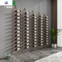 酒架铁艺落地红酒架墙壁酒架置物架创意酒柜壁挂葡萄酒架展示架 泰空仓酒柜家具