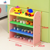 儿童鞋架多层卡通可爱简易收纳宝宝小号鞋柜小型家用省空间置物架 泰空仓