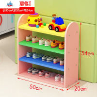 儿童鞋架多层卡通可爱宝宝小号简易小型鞋柜迷你收纳架窄幼儿园 泰空仓