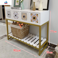 客厅收纳柜子抽屉式置物架储物柜铁艺斗柜家具彩绘斗柜玄关装饰 泰空仓