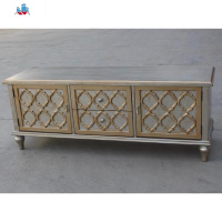 美式乡村田园风格三斗储物装饰柜 欧式实木卧室五斗柜 美式床头柜 泰空仓