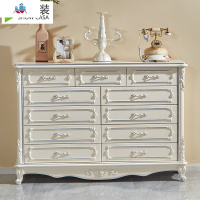 尚金装 欧式斗柜储物分类收纳柜卧室电视柜客厅7斗9斗11斗大斗柜 泰空仓