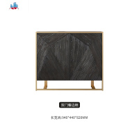 北欧轻奢餐边柜客厅装饰柜现代简约餐厅边柜美式储物柜客厅玄关柜 泰空仓