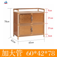 铝合金厨房橱柜储物柜收纳柜简易茶水柜家用碗柜置物灶台柜餐边柜 泰空仓