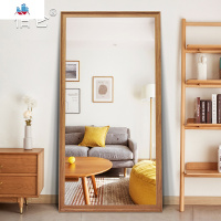 北欧穿衣镜家用全身镜ins风落地镜卧室壁挂镜子贴墙服装店试衣镜 泰空仓