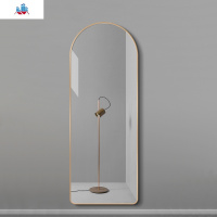 ins风北欧穿衣镜落地镜挂墙全身镜网红服装店镜子试衣镜家用边框 泰空仓
