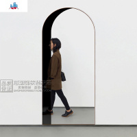 ins风网红镜衣帽间全身镜穿试衣镜子卧室定制多功能落地镜玄关镜 泰空仓