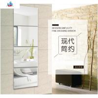 洗手间大镜子全身落地镜可移动男生30cm宽女装试衣间长身挂钩公寓 泰空仓试衣镜