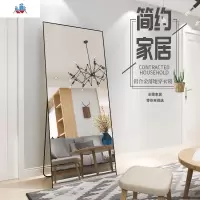 穿衣镜全身落地镜家用贴墙少女心全身镜房间镜子等身镜壁挂试衣镜 泰空仓