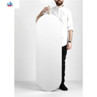 穿衣镜家用贴墙卧室壁挂过道试衣镜小户型ins风入户挂墙全身镜子 泰空仓