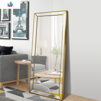 轻奢穿衣镜全身镜家用服装店镜子显瘦美颜试衣镜婚纱店壁挂落地镜 泰空仓