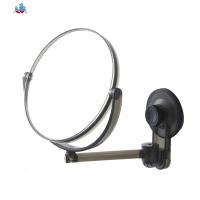 真空粘盘免打孔浴室镜子壁挂式化妆镜卫生间镜折叠放大镜双面 泰空仓