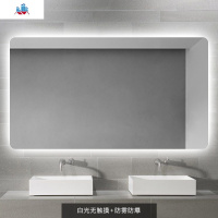 智能led浴室镜背光镜壁挂卫生间镜化妆镜灯镜防雾带灯触摸屏镜子 泰空仓