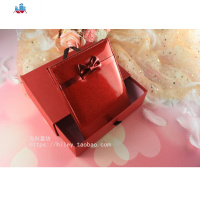 婚庆用品 新娘化妆镜嫁妆红色一对结婚镜子套装梳子结婚陪嫁用品 泰空仓