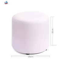 小凳子家用实木时尚创意矮凳子客厅小板凳皮凳子圆凳小皮墩沙发凳 泰空仓