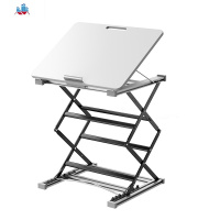 站立式工作台笔记本电脑升降桌子折叠办公桌面升降台电脑桌 泰空仓
