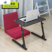 简易移动升降床边笔记本电脑桌折叠懒人桌床上用沙发边桌学习书桌 泰空仓