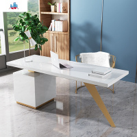 北欧创意办公桌家用笔记本电脑桌椅组合 简约现代 个性书桌写字桌 泰空仓