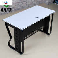 职员办公桌4人位广州办公家具简约6人电脑桌椅组合四人屏风员工桌 泰空仓