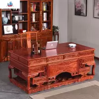 仿古家具古典实木榆木花中式明清实木写字台办公桌书桌电脑桌 泰空仓