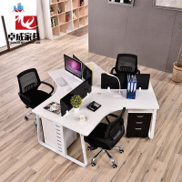 广州三人六人位简约职员办公桌3人6人组合屏风工作位员工电脑桌椅 泰空仓