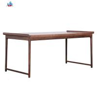 禅悦黑胡桃木研曲桌新中式实木画案书画桌现代简约书法桌办公禅意 泰空仓办公桌