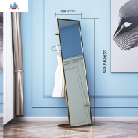 简约全身落地镜穿衣家用卧室网红大镜女装服装店立体挂衣试衣镜子 泰空仓