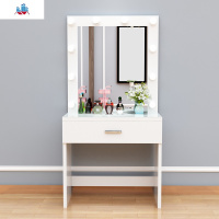 影楼化妆台带灯镜子彩妆培训学校婚纱店铺工作室专业化妆师梳妆台 泰空仓梳妆桌