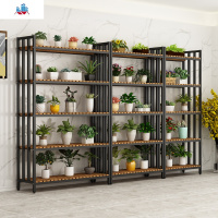 实木多肉绿萝阳台花架吊兰花架子落地式室内多层客厅铁艺木质花架 泰空仓花架/花几