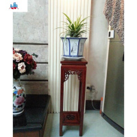 实木花架客厅吊兰榆木仿古绿萝盆景鱼缸简约室内架子阳台中式 泰空仓花架/花几