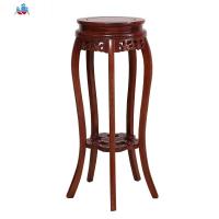 特价实木花架中式多层高客厅阳台木质吊兰仿古花盆架鱼缸架方圆形 泰空仓花架/花几