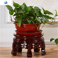 中式仿古塑料仿实木花架子多层室内客厅铁艺欧式绿萝吊兰盆景特价 泰空仓花架/花几