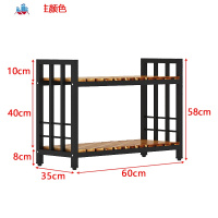阳台多层花架铁艺花架实木花架储物架绿萝架子户外花架多肉花架 泰空仓花架/花几