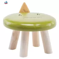 儿童凳子宝宝沙发凳可爱动物凳圆凳实木矮凳家用小凳子卡通小板凳 泰空仓